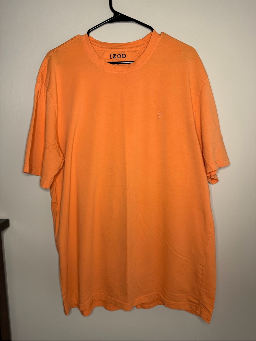 Izod Men’s Orange Short Sleeve Crewneck Tee